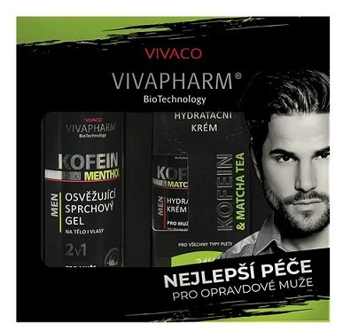 KOF2401 Kazeta Kofein Men spg200ml/hydratační krém 50ml - Kosmetika Pro muže Dárkové kazety